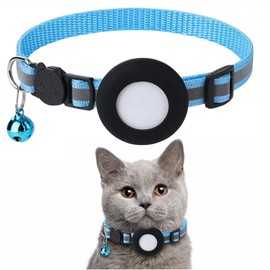 Pet Tracking Device, Air Tag, Collar, Cat Collar, Safety Collar, For Dogs, Cats, Collars, Compatible with Smartphones, Cats, Collars, GPS Pets, Durable and Durable, and Reflective Design, Prevents