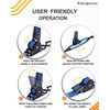 Strapinno Retractable Ratchet Straps - 1 in x 4 ft