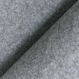 StoffBook D217 Premium Felt Fabric 4 mm Elegant Look Like Wool Felt Craft Felt 100 cm Wide Grey