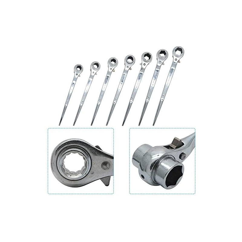 Boxonly Ratchet Podger Spanner Two-way Quick Release Tool Ratcheting Podger