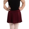 Capezio Curved Pull-On Skirt-Girls Red