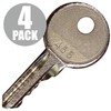 FridayParts 4 Ignition Keys 455 key 104466 for Skyjack Genie