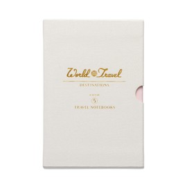 DesignWorks Ink Set of 5 Travel Notebook Set | Travel Planner Includes Prompts with Trip Budget, Goals, Packing List, & Trip Log - Adventure Keepsake from Anderson Design World, Multi (JTBS-2022AD)