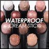 FOCALLURE Shimmer and Matte Cream Eyeshadow Stick,Smooth Brilliant Eye Brightener