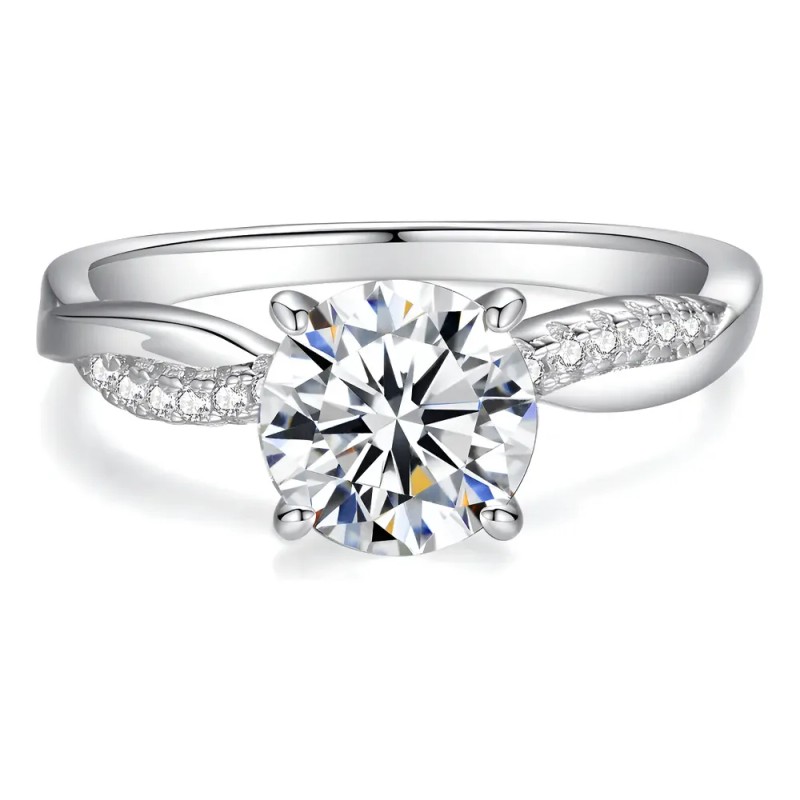 DIAMARA - Anillos De Promesa Compromiso Joyeria Plata 925 Mujer