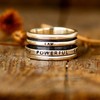 Boho-Magic 925 Sterling Silver Spinner Fidget Ring for Women I