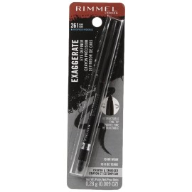 Rimmel Set of 2 Rimmel London Exaggerate Waterproof Eye Definer Eyeliner 261, Noir