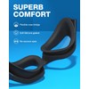 ZIONOR Optical Swimming Goggles G1 Leak-Proof (A1 All Black -200)