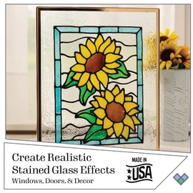 Gallery Glass, Black Liquid 2 fl oz Leading Perfect for Stained Glass DIY Paint Projects, 19702