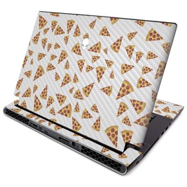 MightySkins Carbon Fiber Skin for Alienware M15 R2 (2019) - Body by Pizza | Protective, Durable Textured Carbon Fiber Finish | Easy to Apply, Remove, and Change Styles | Made in The USA