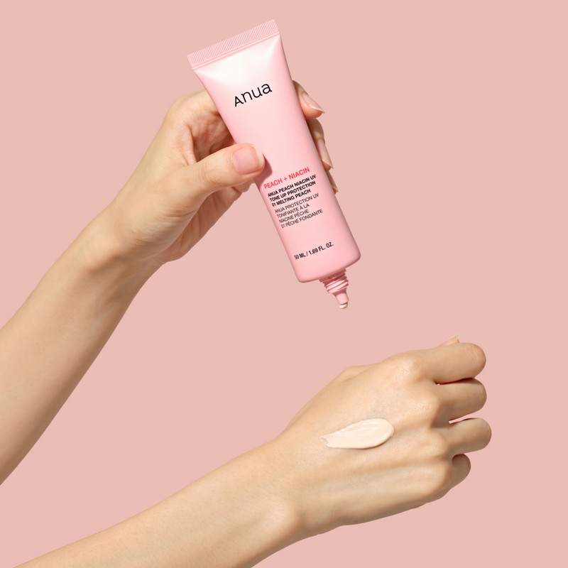 Anua Peach Niacin UV Tone-Up Protection Melting Peach SPF 50+