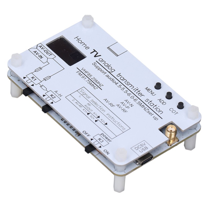 Home TV Analog Transmitter Station Sound Video Signal Transmission AV