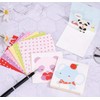 Message Cards, Animals, Set of 12, Mini Letter with Envelopes,