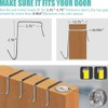 Janifaca Minimalist Over the Door Shoe Organiser, 24 Mesh Pockets,