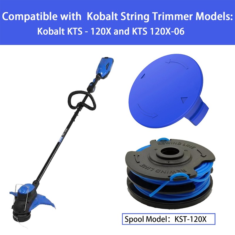 KST-120X Replacement Line Trimmer Spool for Kobalt KST 120x-06,String Trimmer
