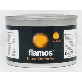 Flamos Ethanol Chafing Fuel 3 hrs Safe & Hot
