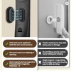 6-Pack Magnetic Remote Control Holder for Wall Storage – Soft