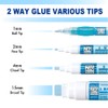 Kuretake Zig 2Way Glue Pen, 4mm Chisel Tip, 3 ps