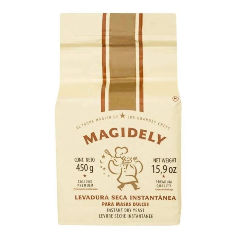 Levadura Seca Instantanea Para Masas Dulces Magidely 450gr