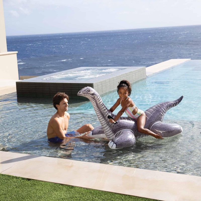 Intex Ride-On Inflatable Swim Ring, 178 x 94 cm, Realistic