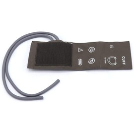 skmeditec Universal NIBP Cuff for InfantCuff, 10-15cm Double Tubing, Reusable PU Brown Replacement Blood Pressure Cuff, No BP Connector
