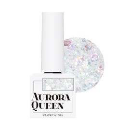 Aurora Queen Glitter Gel, 1 ea, 9ml, AQ.209 (Titan White) / 오로라퀸 글리터젤, 1개, 9ml, AQ.209(타이탄 화이트)