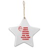Santa Wants Milk and GlutenFree Cookies Porcelain Star Shape Christmas