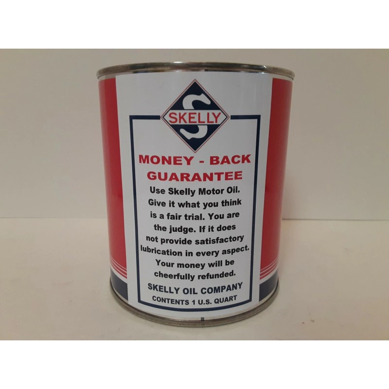 SKELLY MOTOR OIL - Vintage Oil Can 1 qt. -