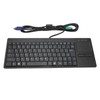 Industrial Keyboard Touchpad Wired Connection X Scissor Foot Plug and