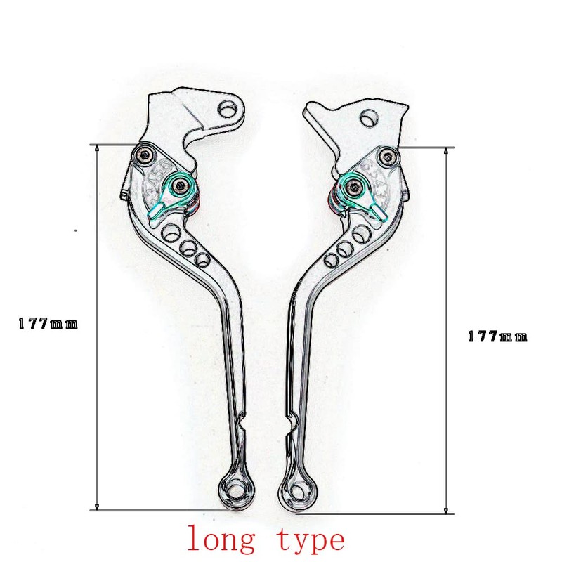 NICEDOLL CNC Clutch Brake Levers Compatible with RE Himalayan 450