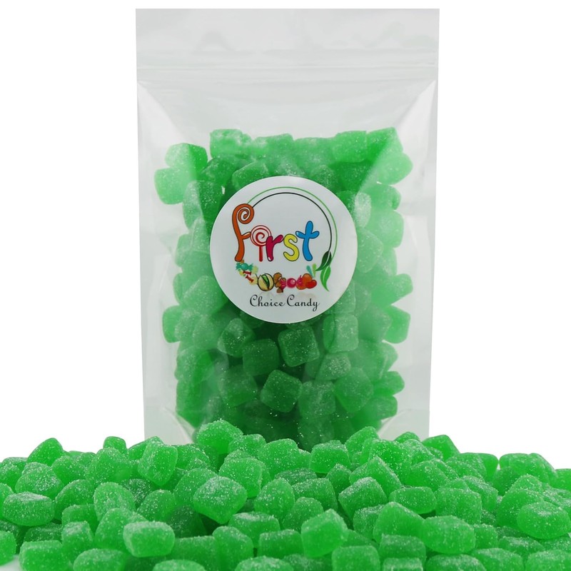 FirstChoiceCandy Sour Chewy Cubes Candy (2 Pound, Green Apple)
