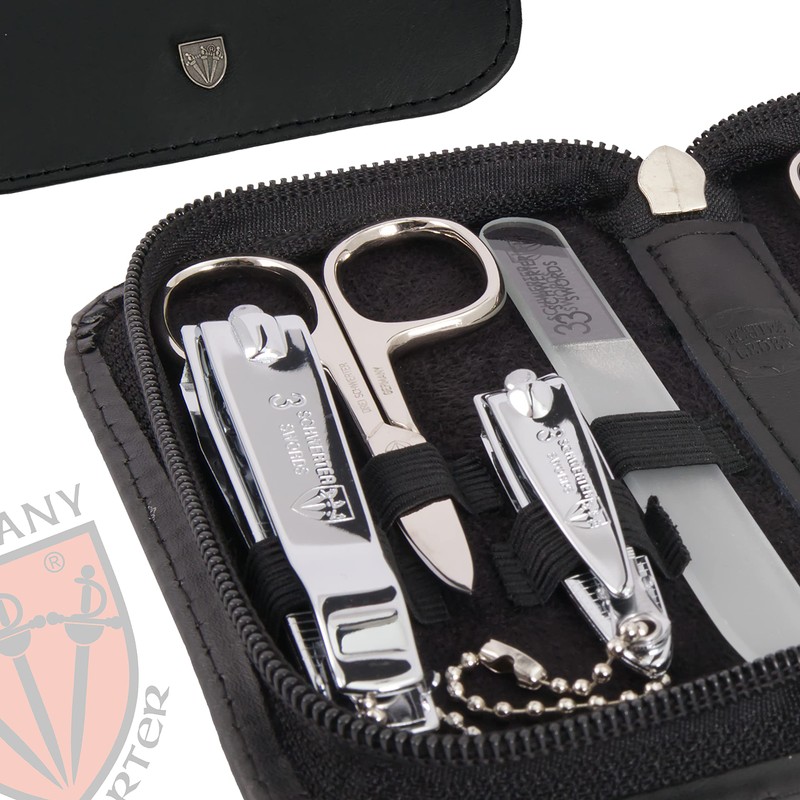 Drei Schwerter Napoli Nail Manicure Set Black
