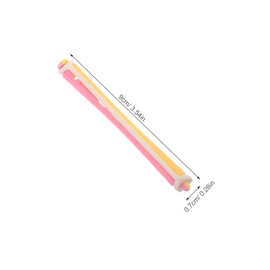 WOONEKY 24pcs Plastic Hair Curlers Rollers for Women Durable Flexible Perm Rods for Curling Cold and Perming Lightweight Travel Friendly Hairdressing Styling Tools