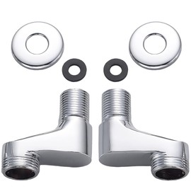 Tap Adapter, Universal Shower Tap S Connector 3/4 Inch to 1/2 Inch for Bathroom, Shower and Sink Taps, Wall Hole Distance for Bathroom