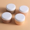 Kuangre Travel Containers for Toiletries, Silicone Cream Jars BPA-Free, TSA