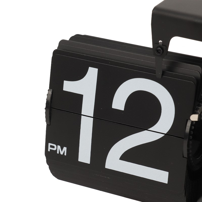 Digital Flip Down Clock Retro Automatic Turning Battery Operated Mechanical