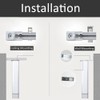 Smart Curtains System, Electric Curtain Track Works with Apple Homekit,