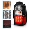 AmeriLite for 1996-2002 Toyota 4Runner LED Replacement Black Tail Lights