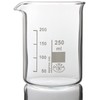 Glasses, Tumbler 250 ml Beaker Low Form, with Moulded Spout