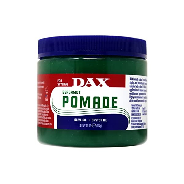 Dax Pomade (Bergamot) 14oz. Jar by DAX