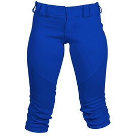 3N2 Women's Softball Pants NuFit Knickers - ¾ Inch Belt Loops (Royal Blue, Small)