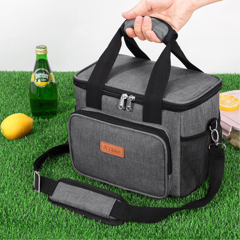 Tiblue Insulated Reusable Lunch Box for Office Work School Picnic