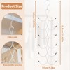 HAMKU Pack of 1 Scarf Holder, Belt Organiser with 12