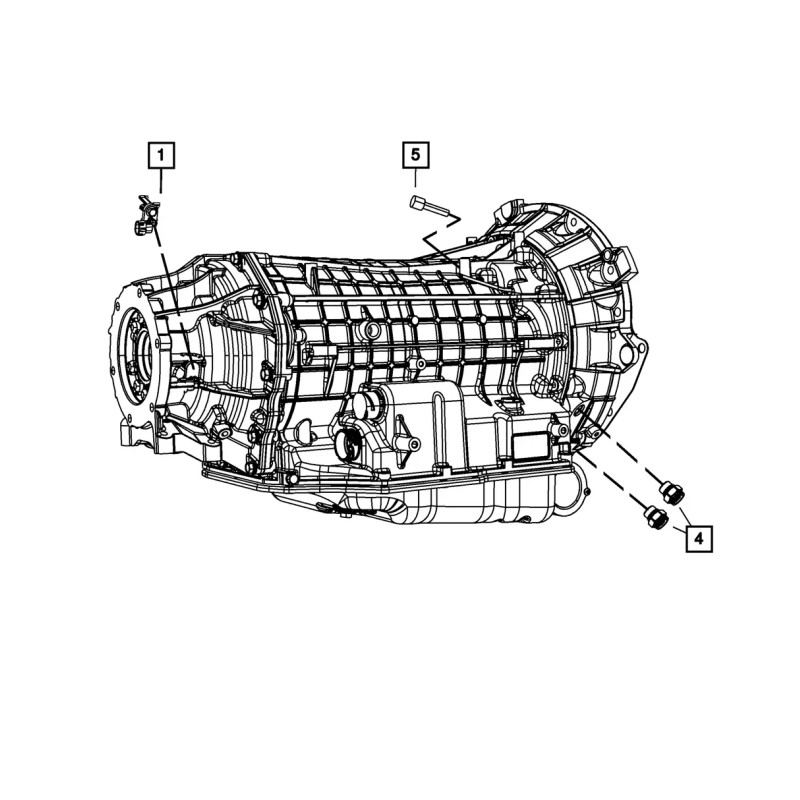 Mopar Aisin AS68RC-AS69RC Transmission Quick Connect Cooler Fitting Mopar 55111025AB