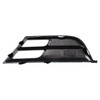 TRQ Front Left Fog Light Hole Cover Black Drivers Side