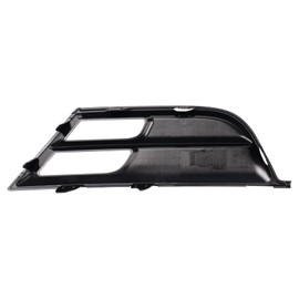 TRQ Front Left Fog Light Hole Cover Black Drivers Side Compatible with 2015-2017 Chrysler 200 CH1038160