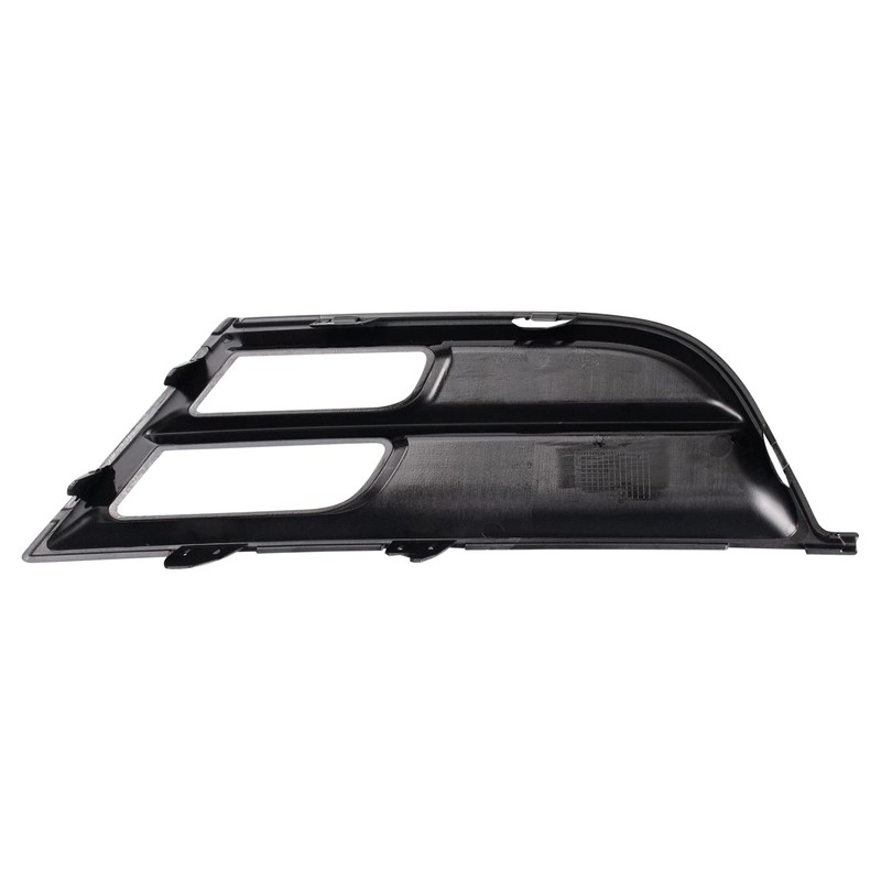 TRQ Front Left Fog Light Hole Cover Black Drivers Side