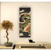 Vtrbwze japanese scroll wall art Decorations Thin Tapestry asian wall