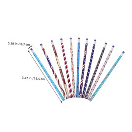CAXUSD 60pcs Independence Day Pencils American Flag Themed Patriotic Writing Tools for July Celebrations School Activities and Holiday Events