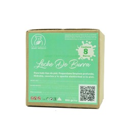 Jabón Artesanal Leche De Burra Piel Madura (8 Piezas)